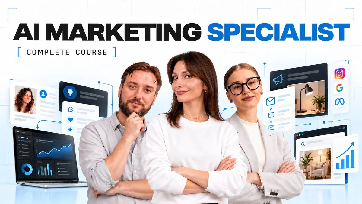 AI Marketing Specialist — course cover